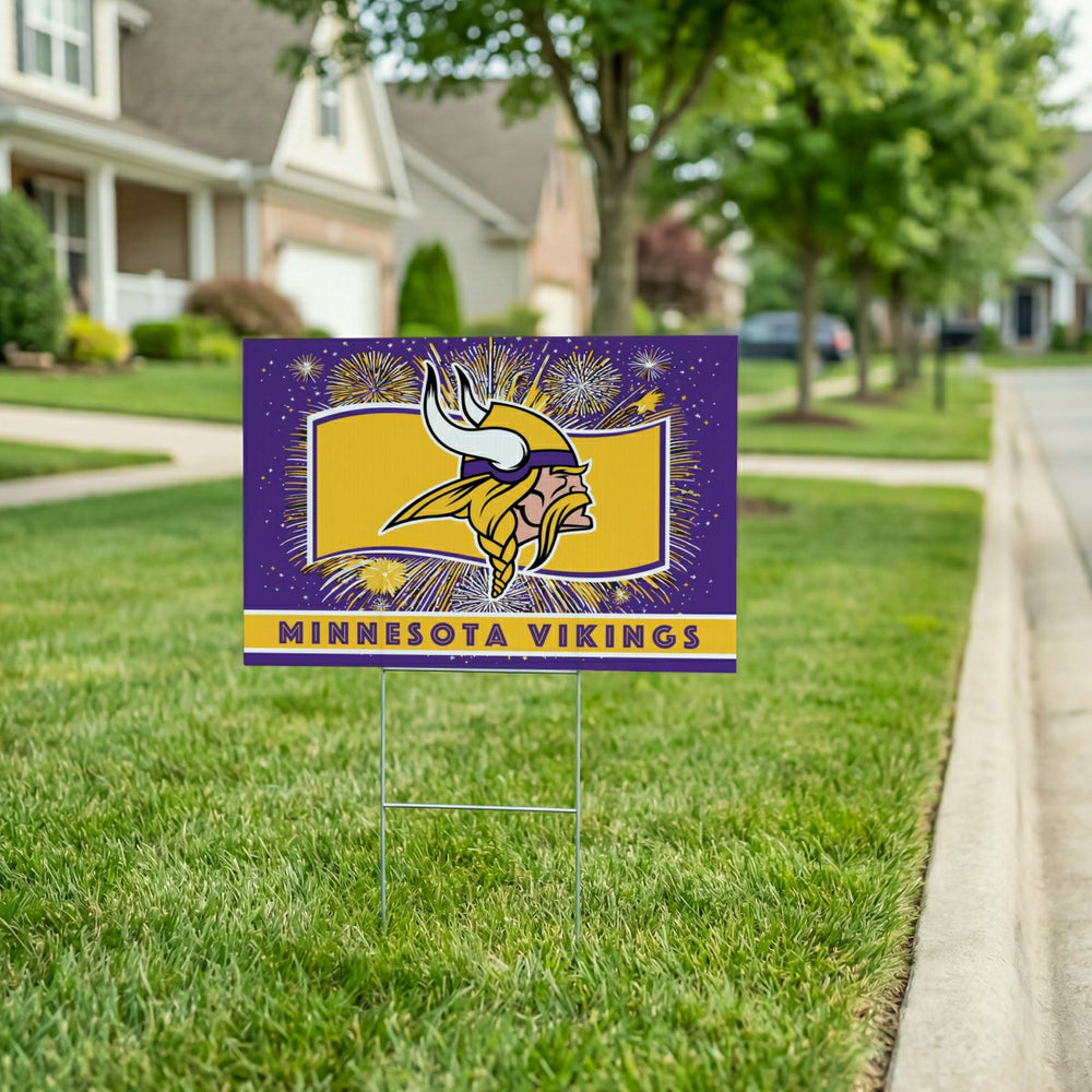 Minnesota Vikings Yard Sign, Patriotic - NFL Home
