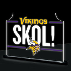 Minnesota Vikings NFL Football Rectangle Desklite LED Decor - NFL Home