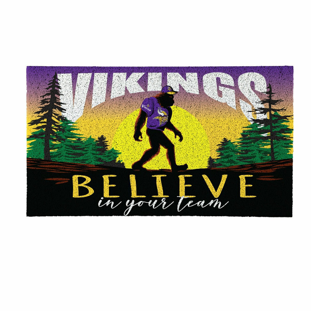 Minnesota Vikings Bigfoot PVC Mat, 28"x16" - NFL