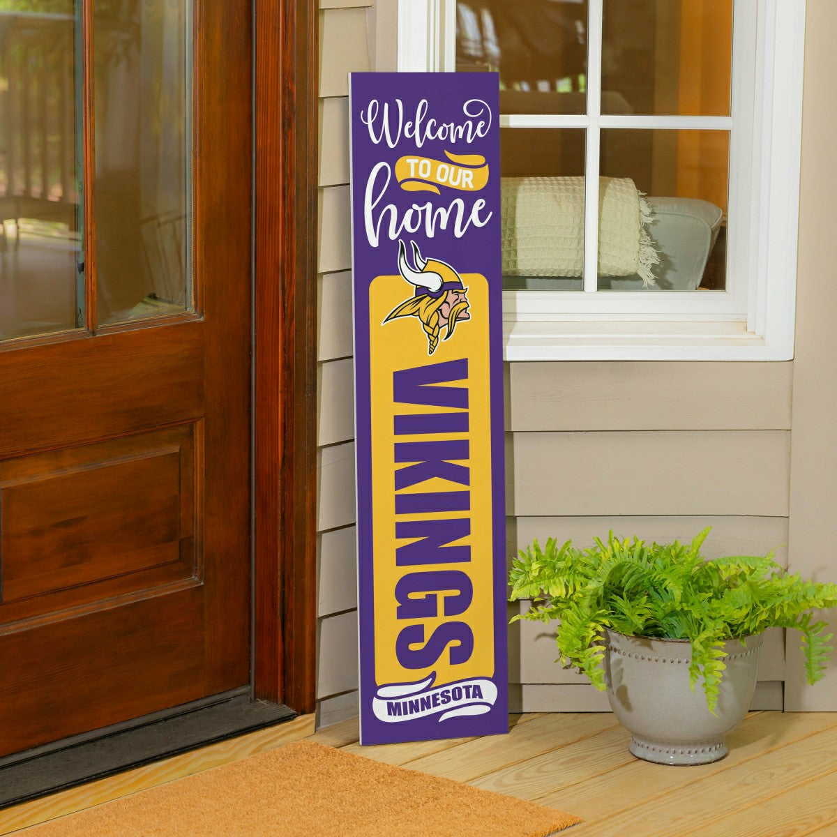 47" Double Sided Leaner, Minnesota Vikings, Halloween - NFL Home