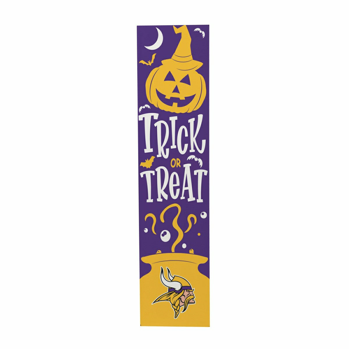 47" Double Sided Leaner, Minnesota Vikings, Halloween - NFL Home