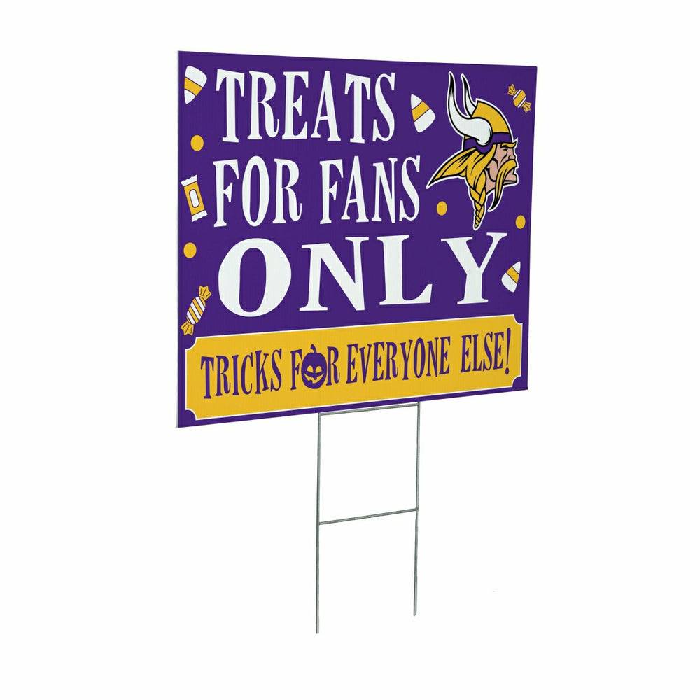 Minnesota Vikings Yard Sign, Halloween Treats for Fans - NFL Home