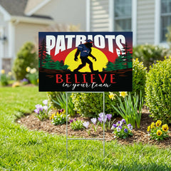 New England Patriots Yard Sign, Bigfoot - NFL Home