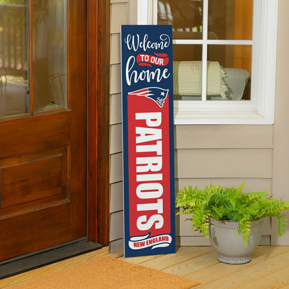 47" Double Sided Leaner, New England Patriots, Halloween - NFL Home