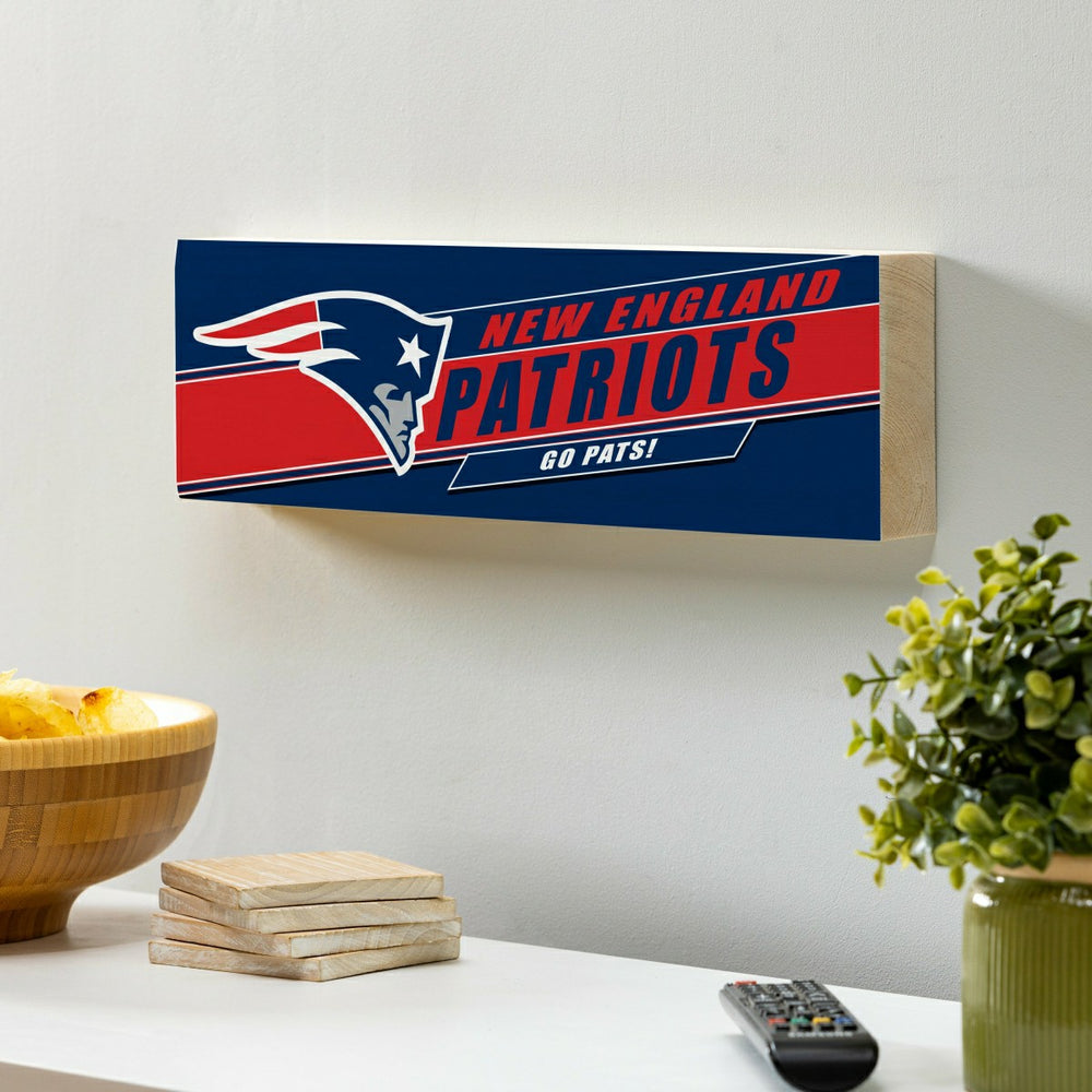 New England Patriots Mantle Sign, Down Home Fans, 5x18 - NFL Home