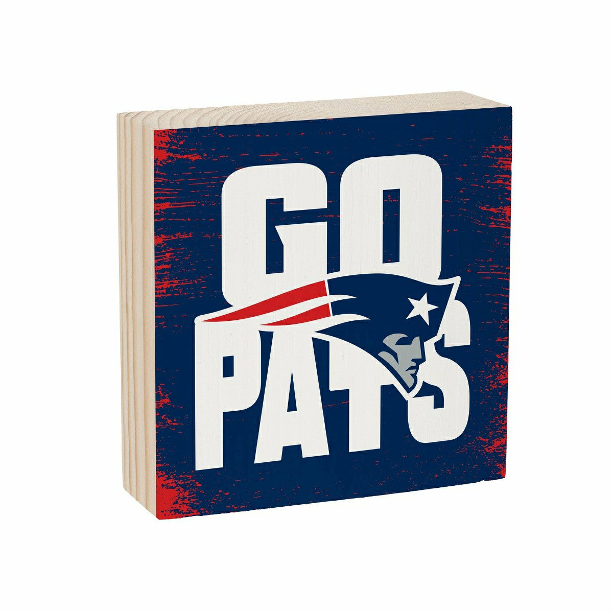 New England Patriots Plock, Down Home Fans, 6x6 - NFL Home