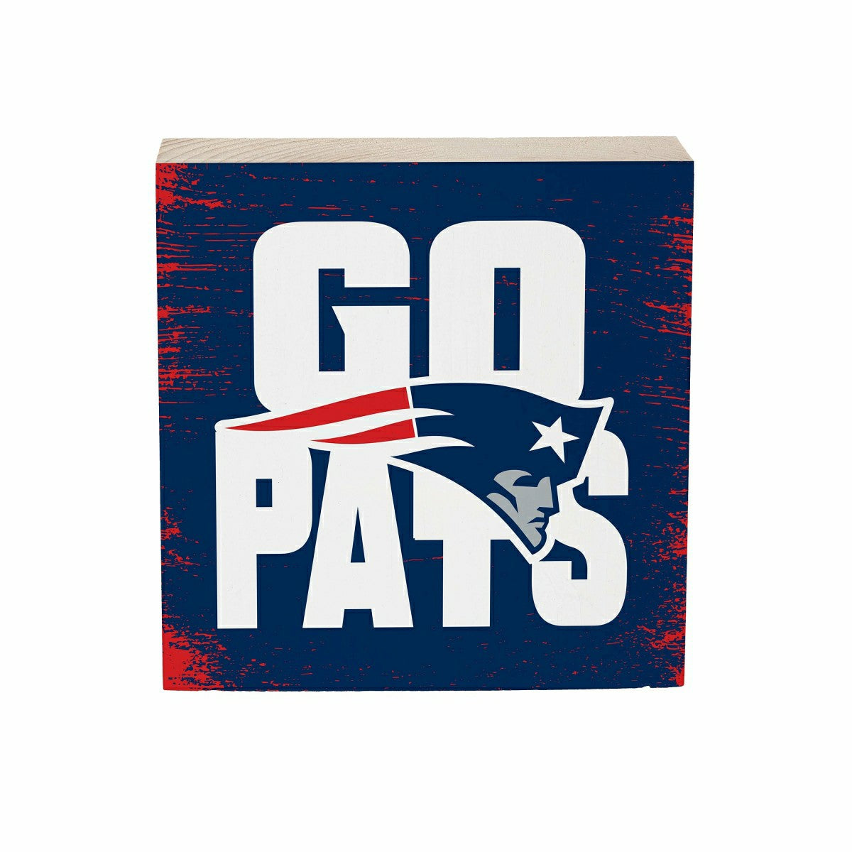 New England Patriots Plock, Down Home Fans, 6x6 - NFL Home