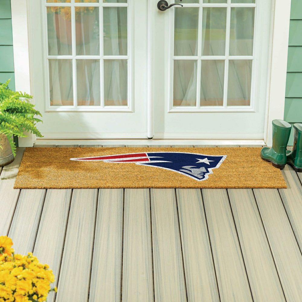 New England Patriots Extra Large Full Color Coir Mat, 60"x24" - NFL