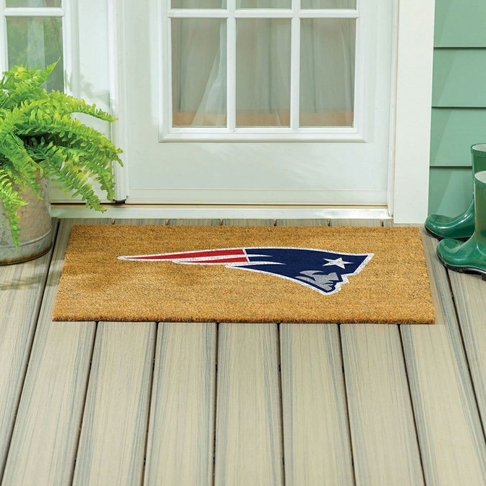 New England Patriots Large Full Color Coir Mat, 36"x24" - NFL