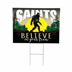 New Orleans Saints Yard Sign, Bigfoot - NFL Home