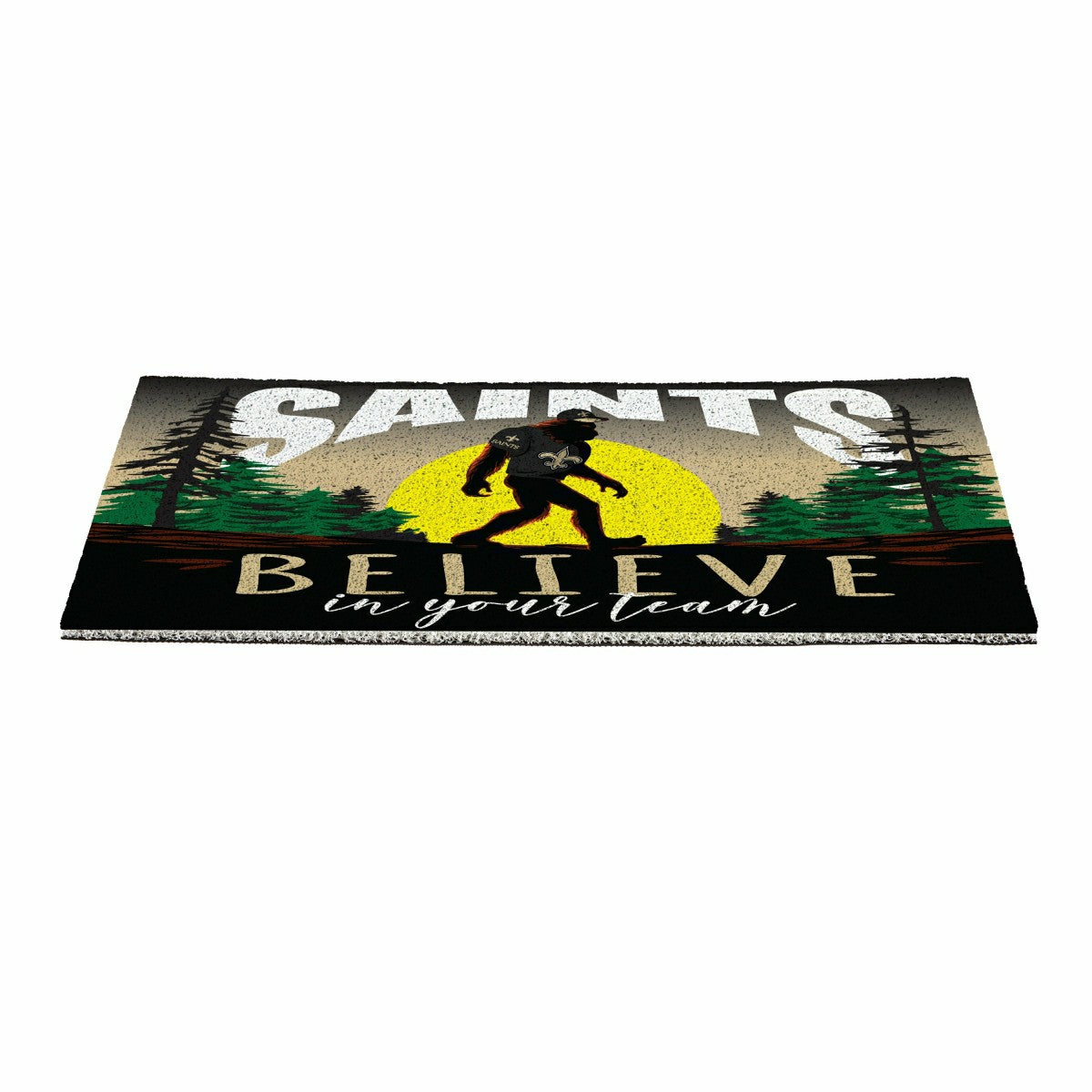 New Orleans Saints Bigfoot PVC Mat, 28"x16" - NFL