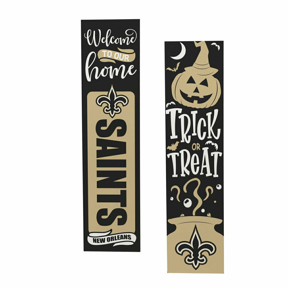 47" Double Sided Leaner, New Orleans Saints, Halloween - NFL Home