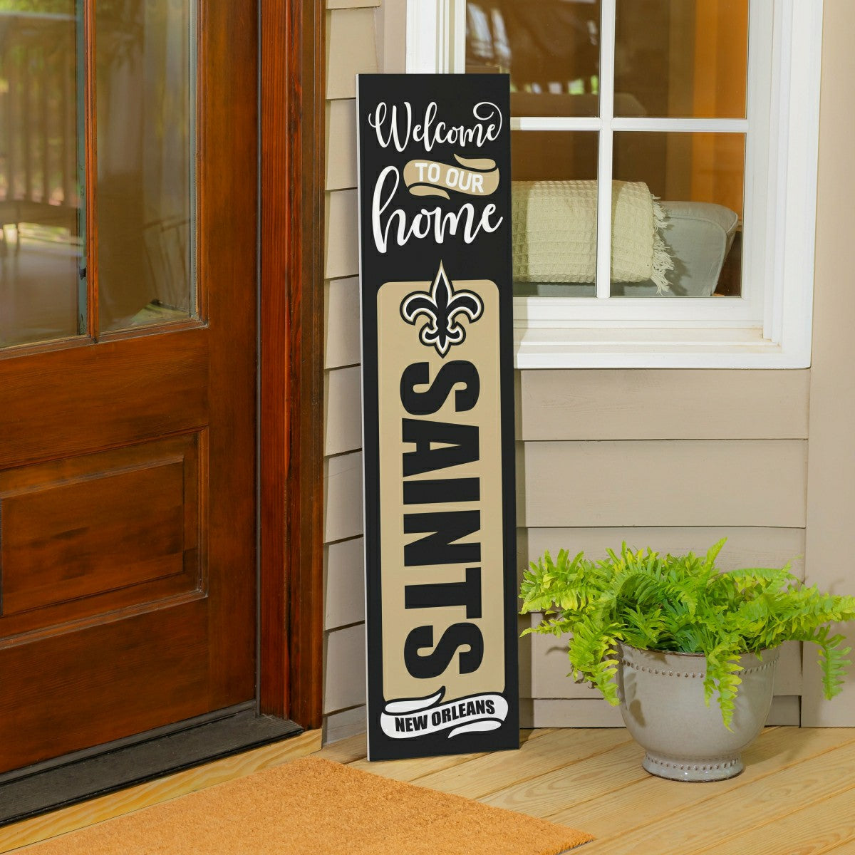 47" Double Sided Leaner, New Orleans Saints, Halloween - NFL Home