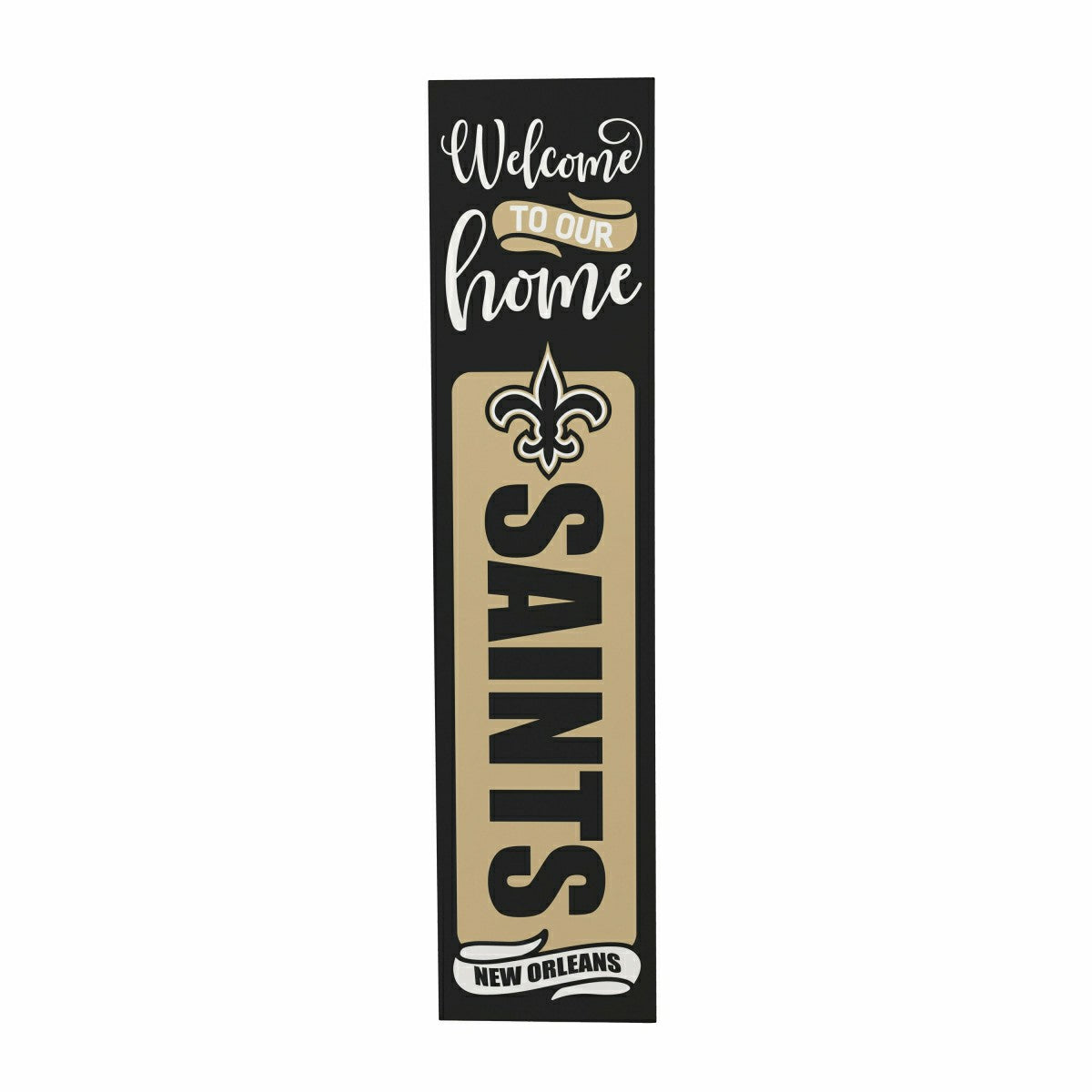 47" Double Sided Leaner, New Orleans Saints, Halloween - NFL Home