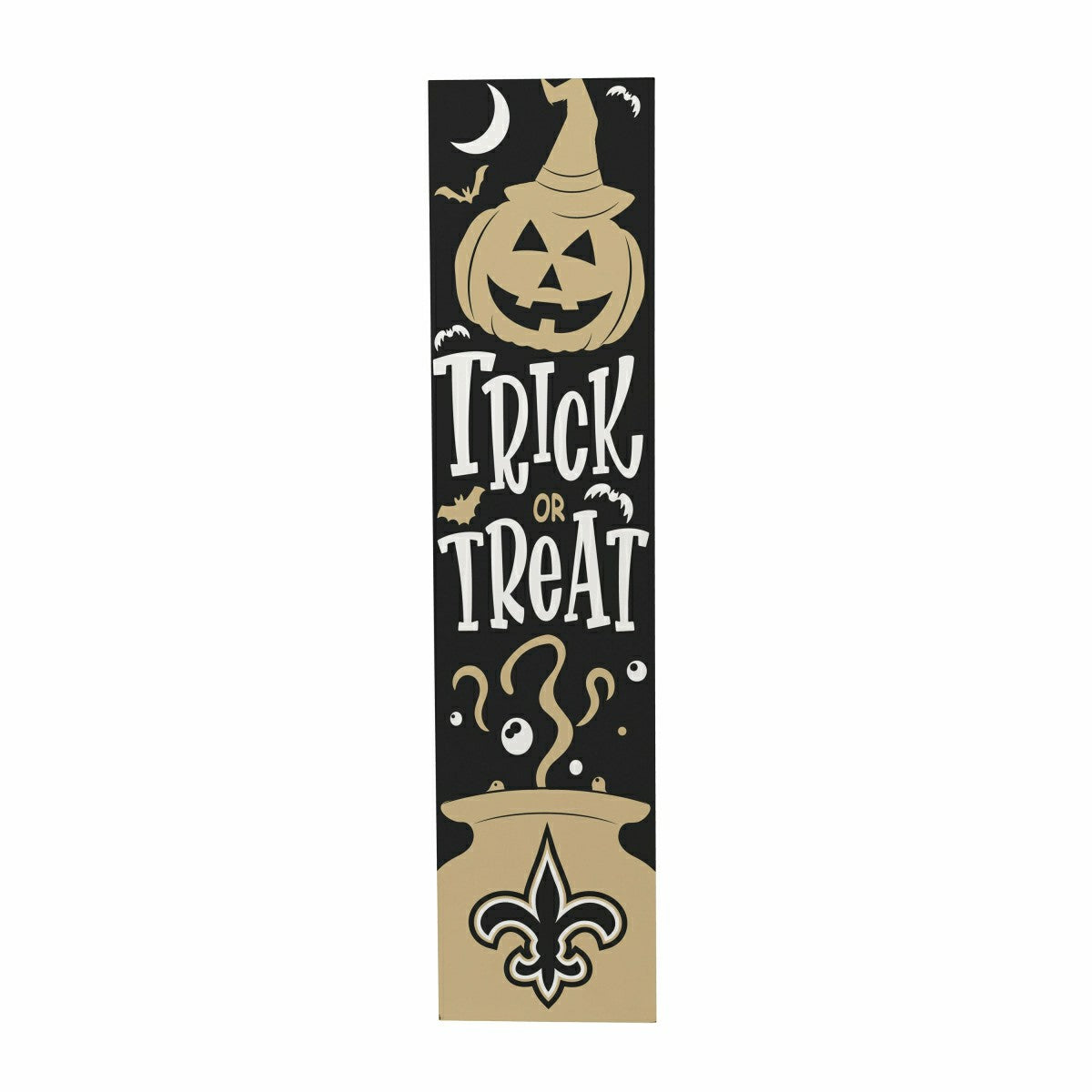 47" Double Sided Leaner, New Orleans Saints, Halloween - NFL Home