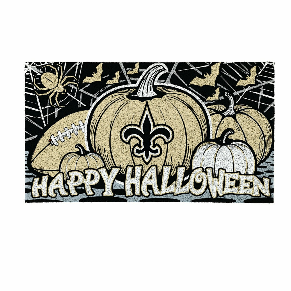 New Orleans Saints Halloween PVC Mat, 28"x16" - NFL