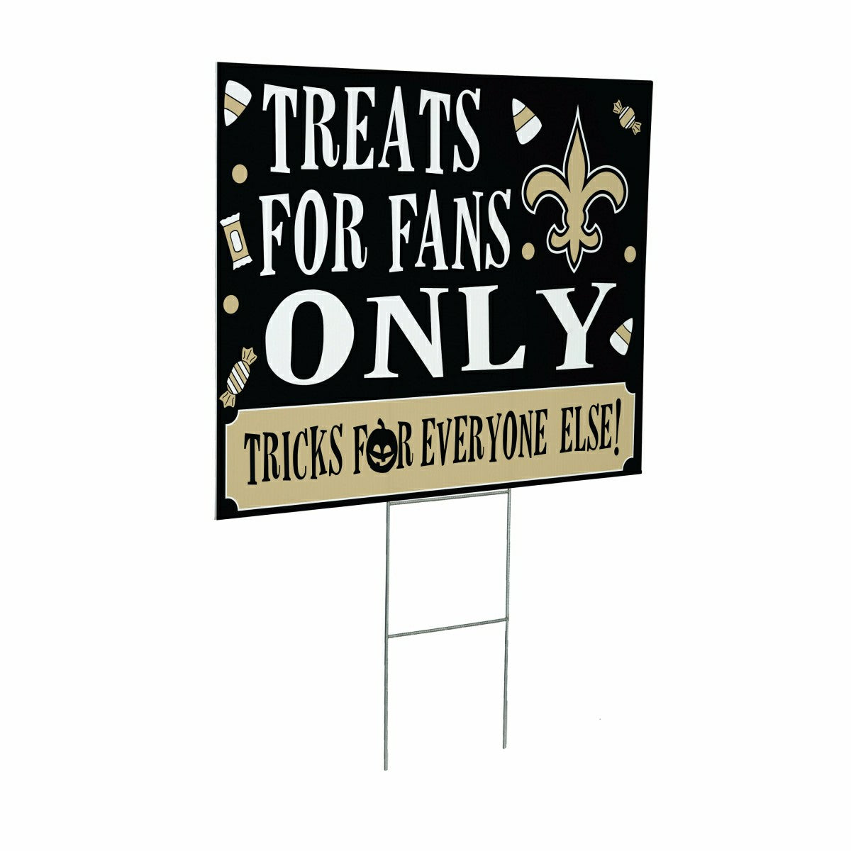 New Orleans Saints Yard Sign, Halloween Treats for Fans - NFL Home