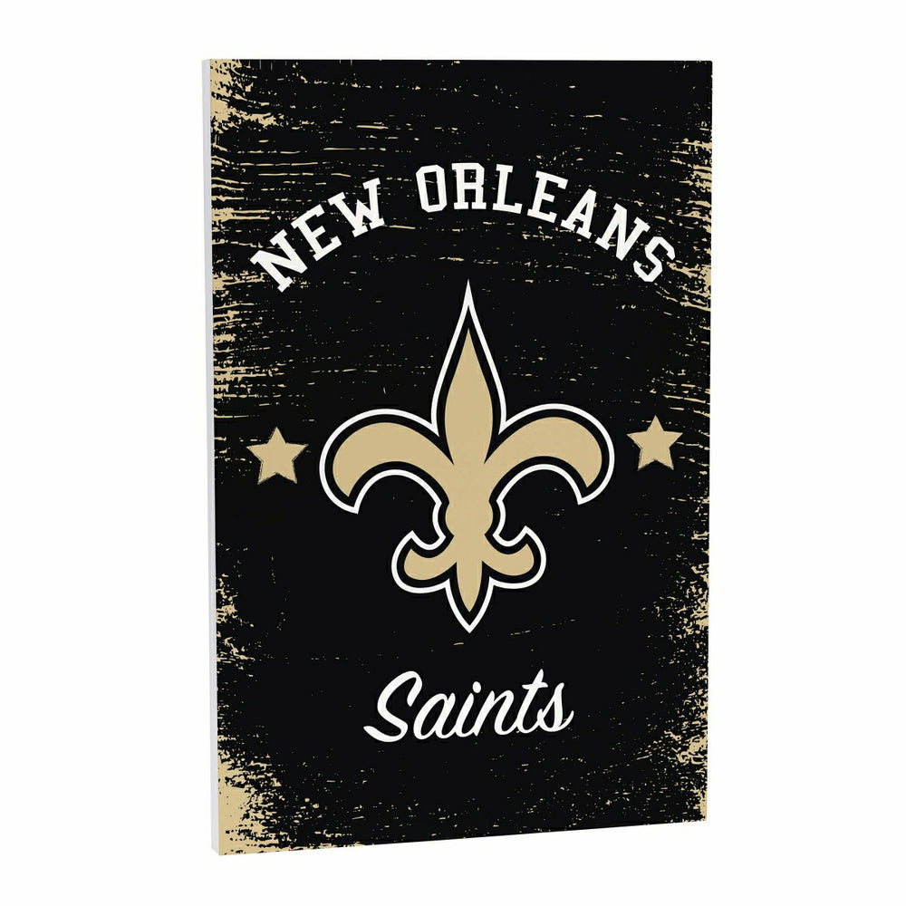 New Orleans Saints Wood Wall Sign, 16x24 - NFL Home