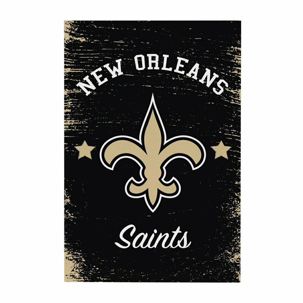 New Orleans Saints Wood Wall Sign, 16x24 - NFL Home