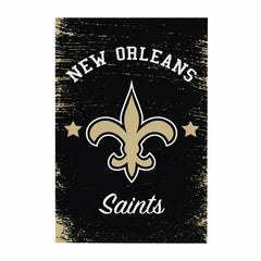 New Orleans Saints Wood Wall Sign, 16x24 - NFL Home