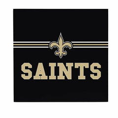 New Orleans Saints Wood Wall Sign, 12x12 - NFL Home