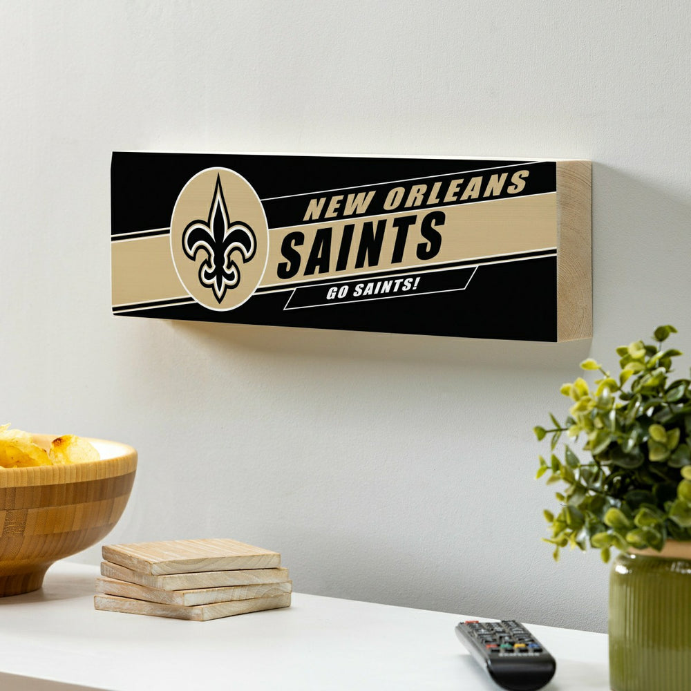 New Orleans Saints Mantle Sign, Down Home Fans, 5x18 - NFL Home