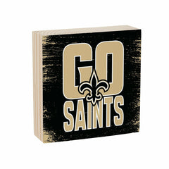 New Orleans Saints Plock, Down Home Fans, 6x6 - NFL Home