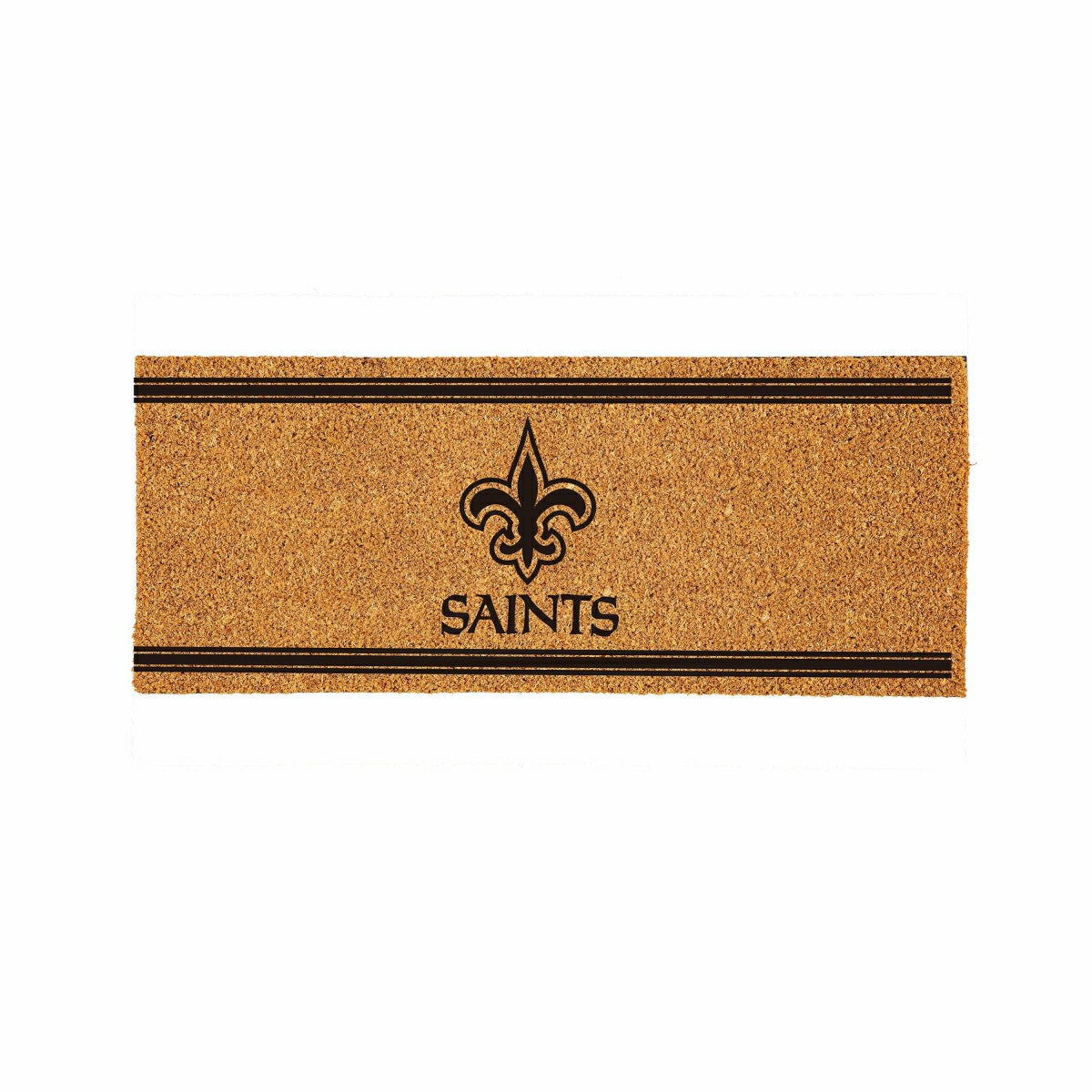 New Orleans Saints Extra Large One Color Coir Mat, 60"x24" - NFL