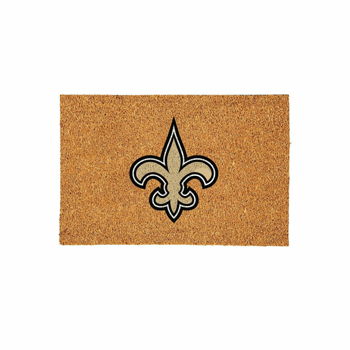 New Orleans Saints Large Full Color Coir Mat, 36"x24" - NFL
