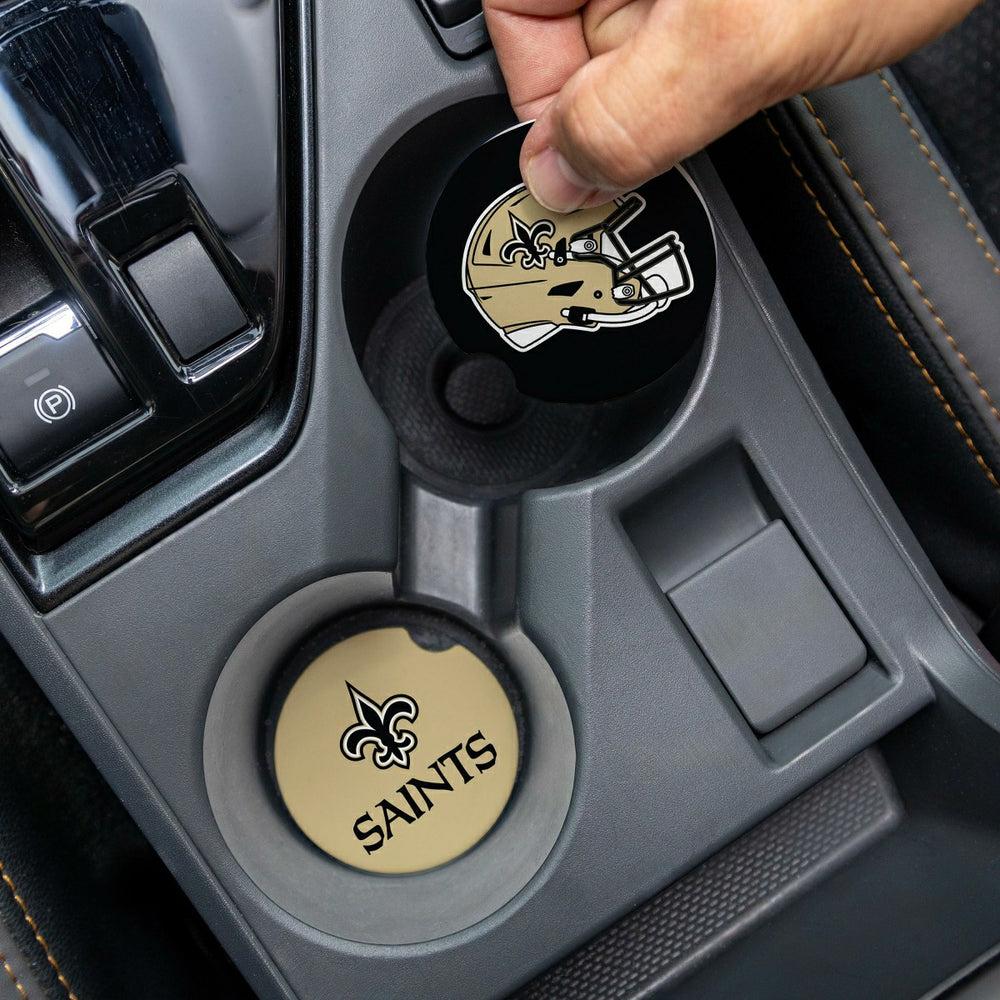 New Orleans Saints Car Coaster Set, 2pc - NFL