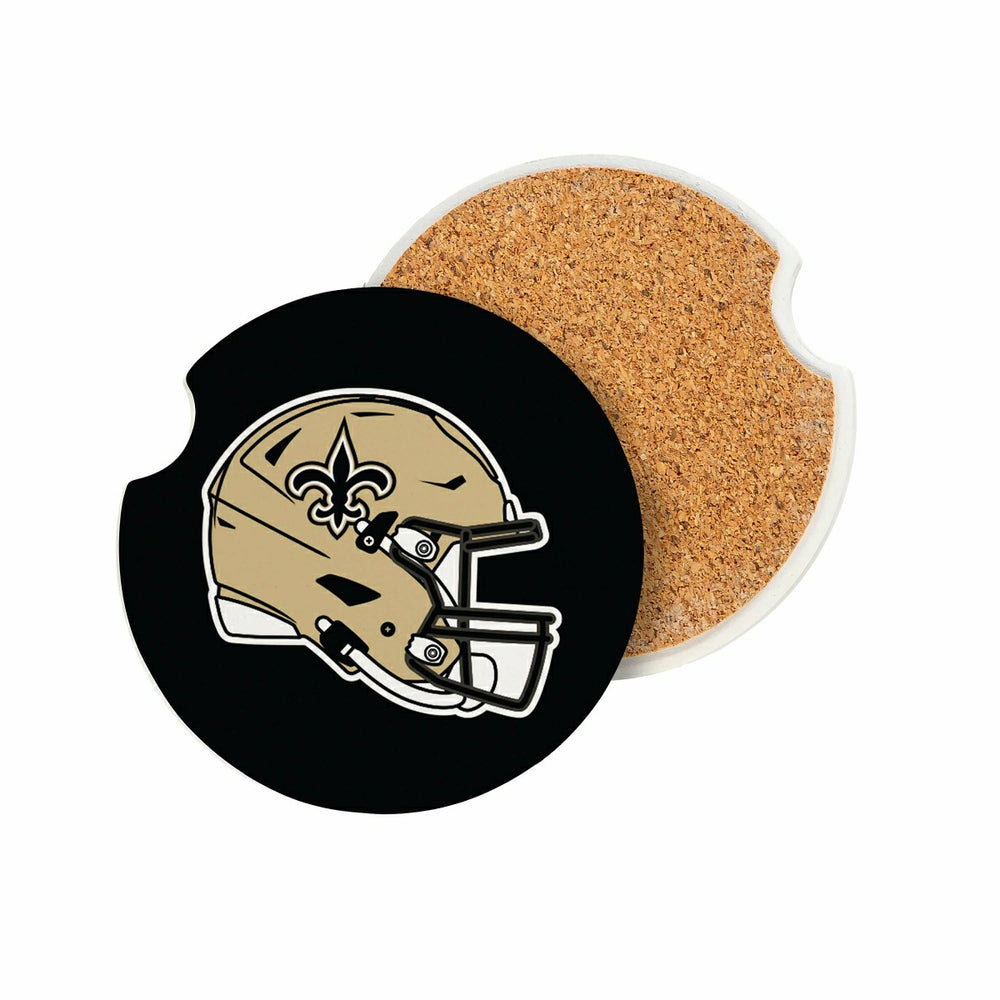 New Orleans Saints Car Coaster Set, 2pc - NFL
