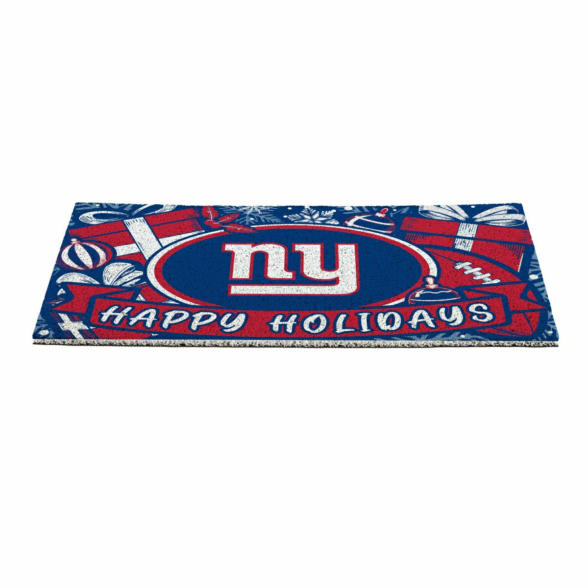 New York Giants Holiday PVC Mat, 28"x16" - NFL