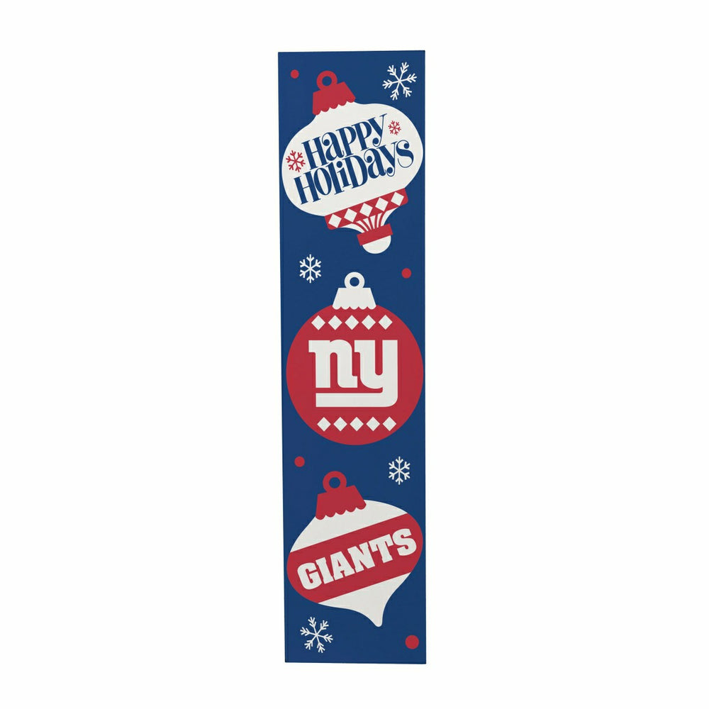 47" Double Sided Leaner, New York Giants, Christmas - NFL Home