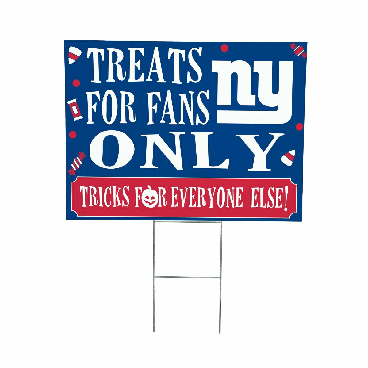 New York Giants Yard Sign, Halloween Treats for Fans - NFL Home