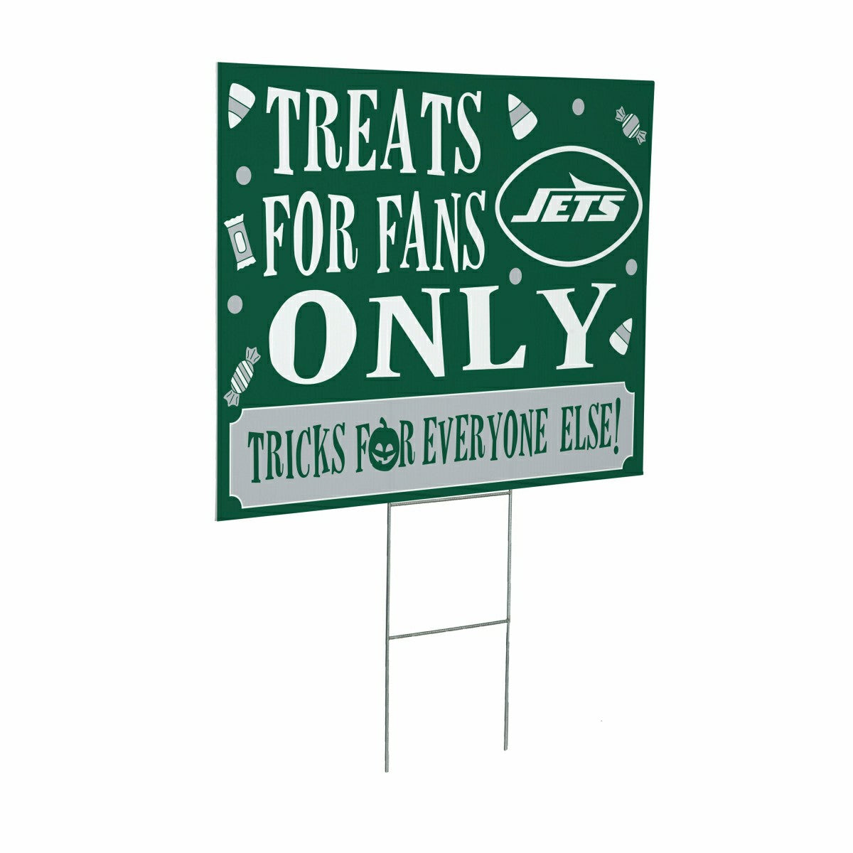 New York Jets Yard Sign, Halloween Treats for Fans - NFL Home