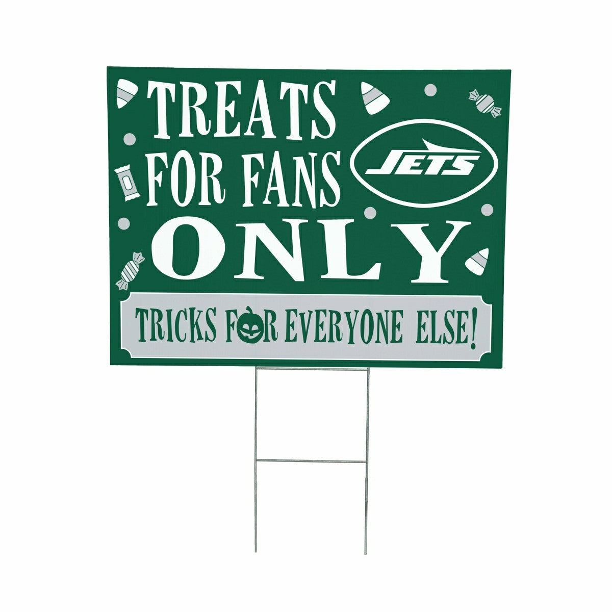 New York Jets Yard Sign, Halloween Treats for Fans - NFL Home
