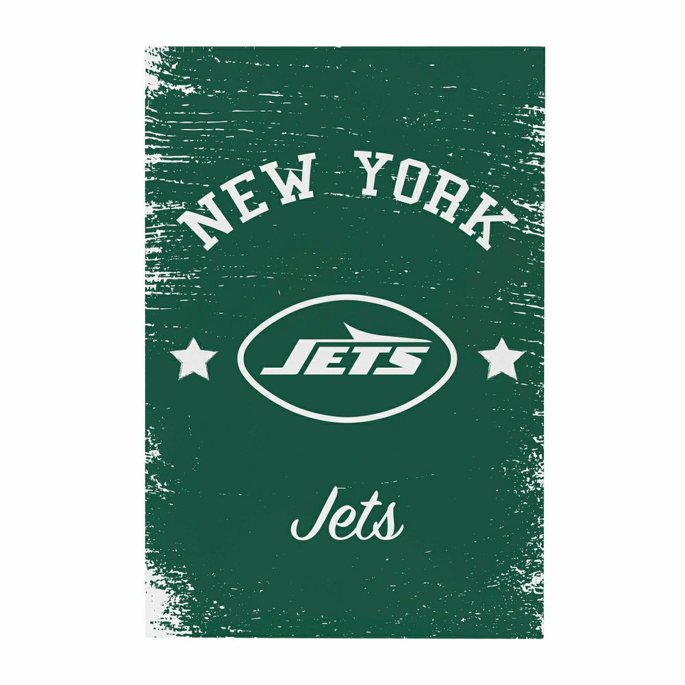 New York Jets Wood Wall Sign, 16x24 - NFL Home