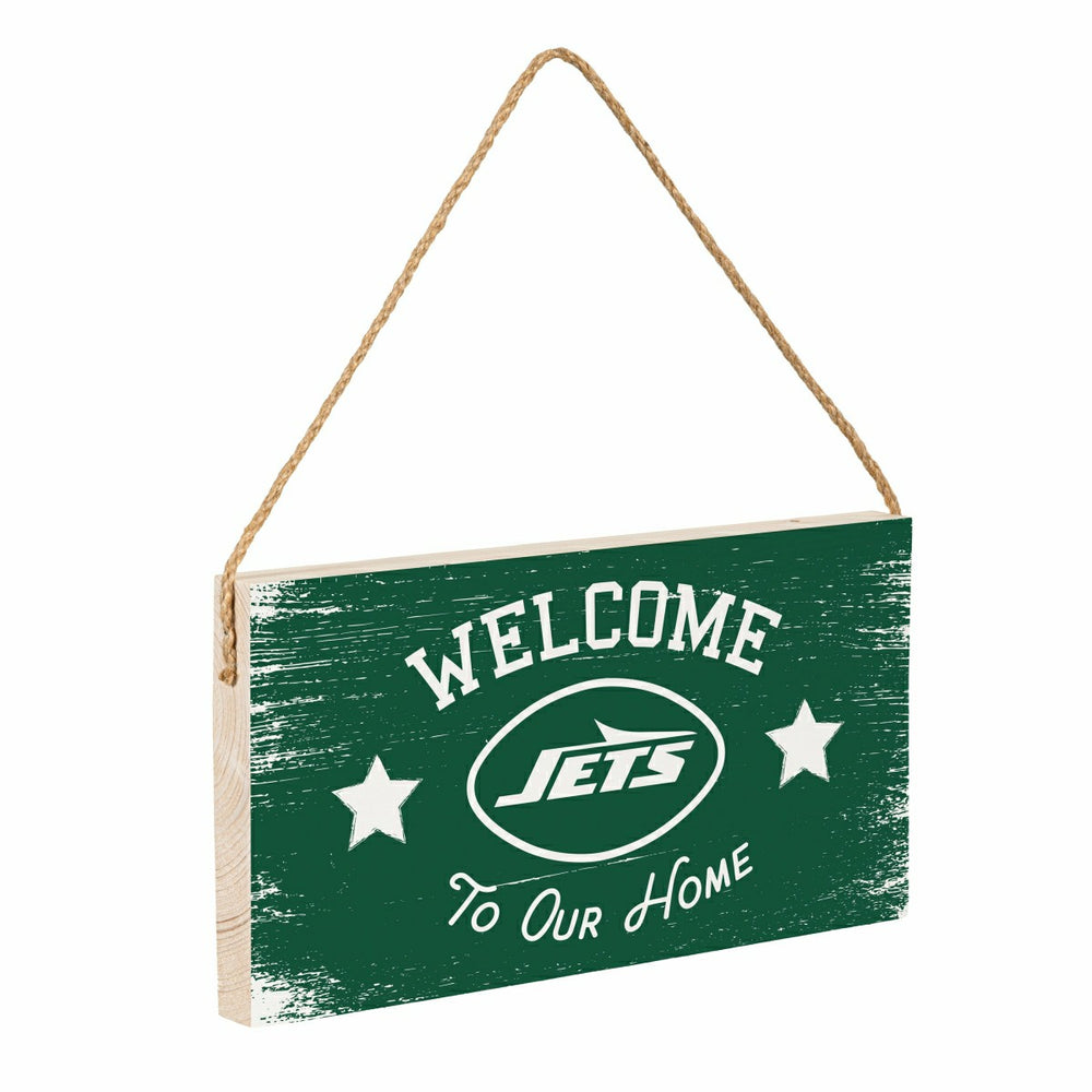 New York Jets Wood Wall Sign, 6x11 - NFL Home