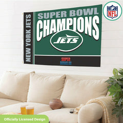 New York Jets Superbowl III Champions Football 3x5 Flag - NFL Home