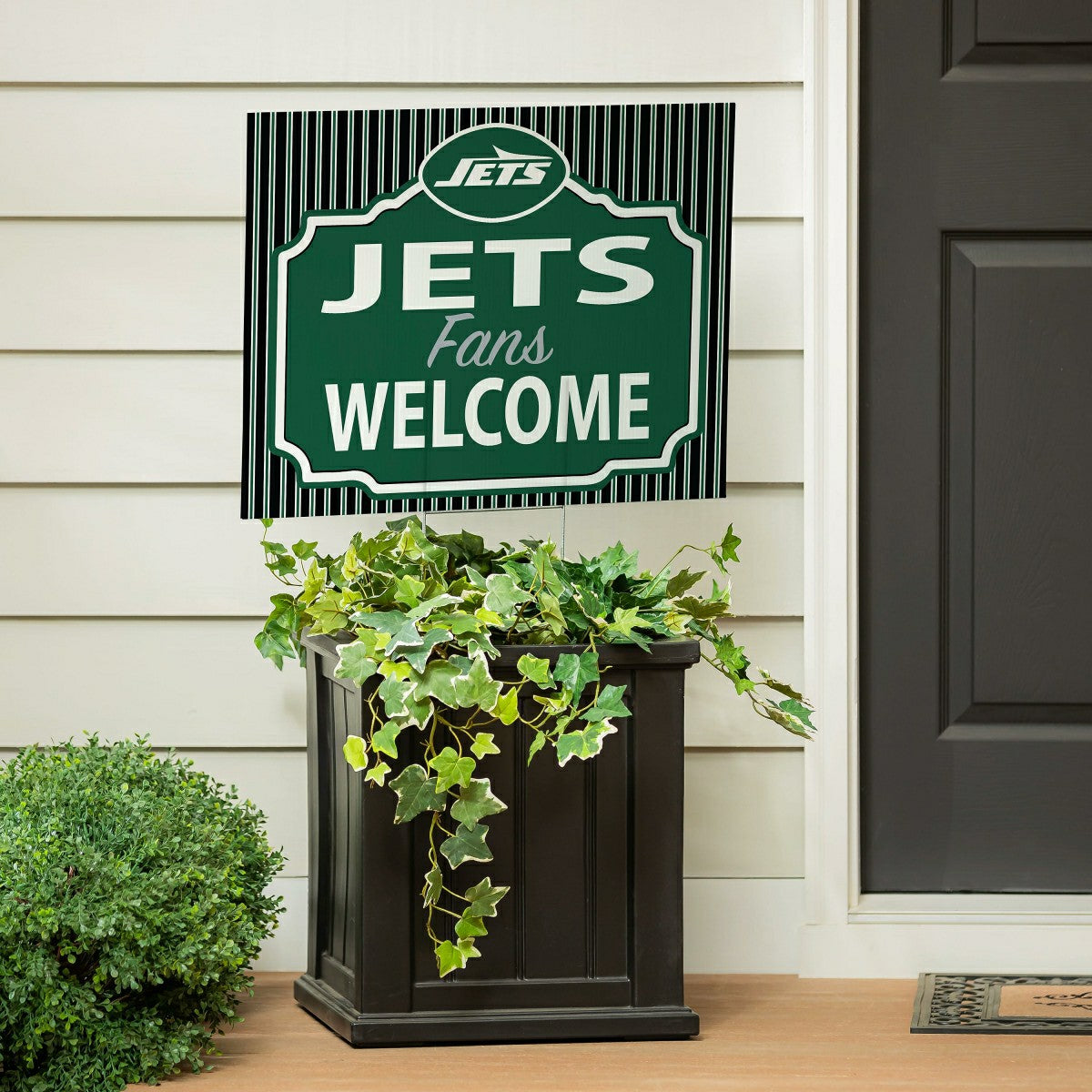 New York Jets Coroplast Yard Sign, "Fans Welcome" - NFL Home