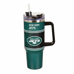 40oz Stainless Steel Canyon Cup w/ Straw, New York Jets - NFL Home