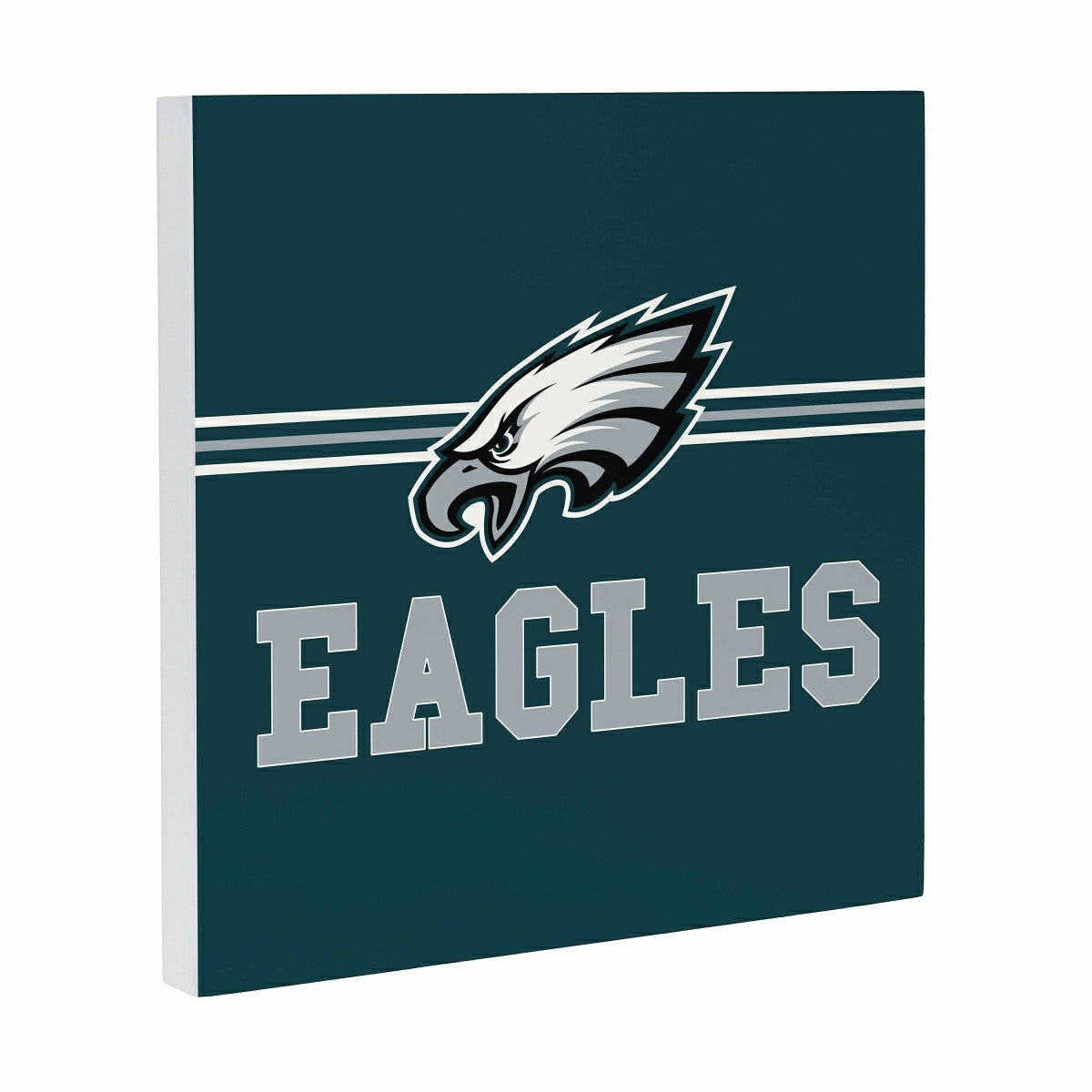 Philadelphia Eagles Wood Wall Sign, 12x12 - NFL Home