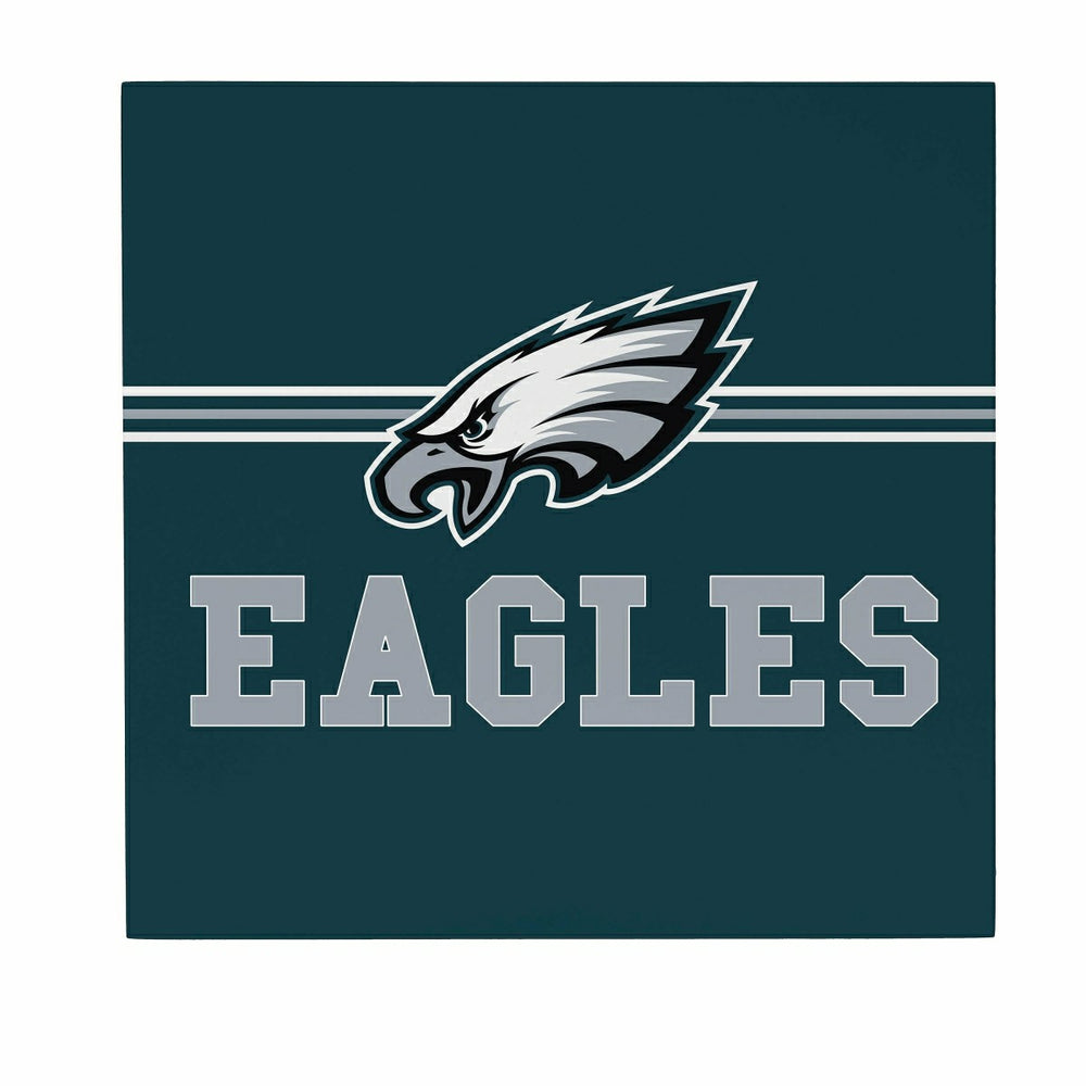 Philadelphia Eagles Wood Wall Sign, 12x12 - NFL Home