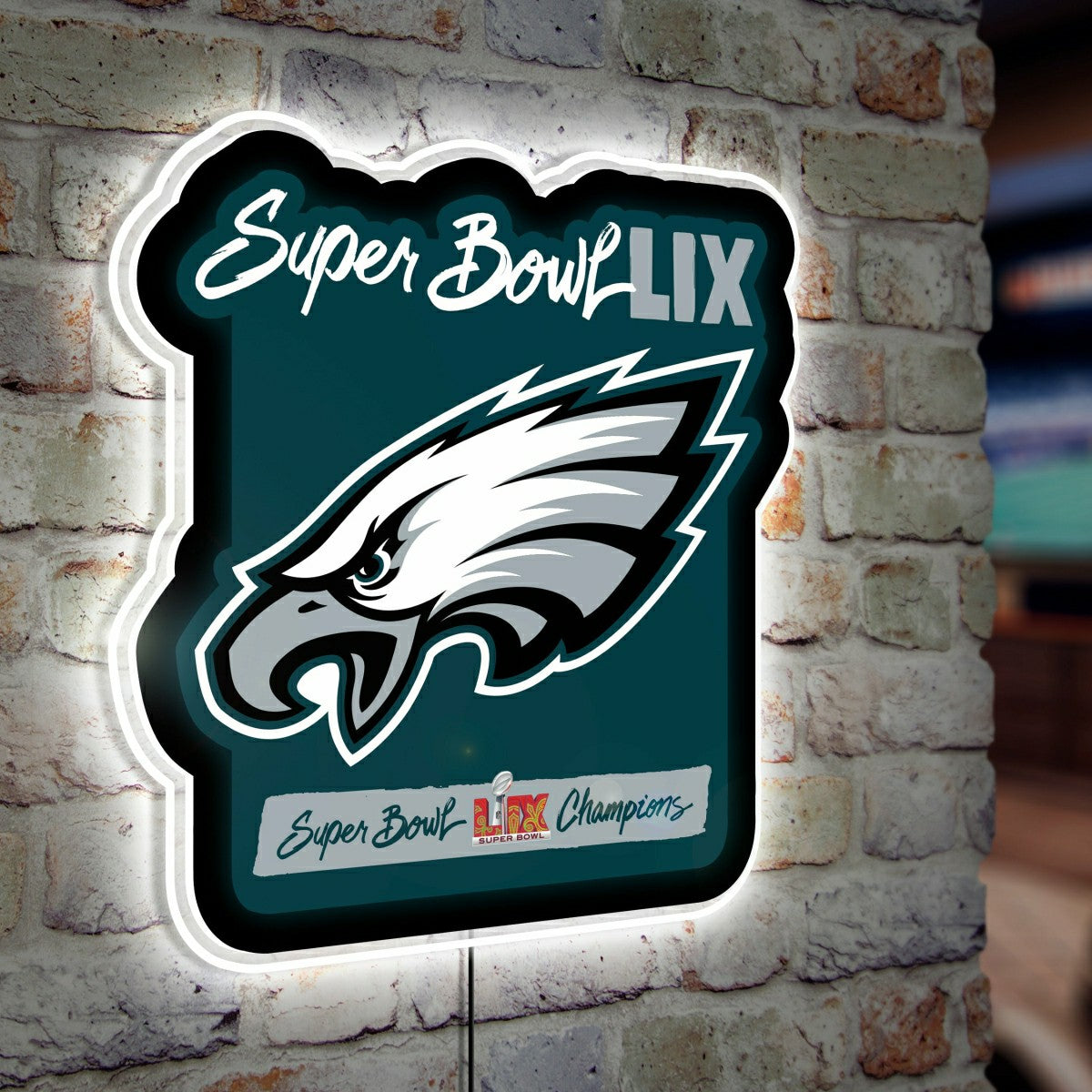 Philadelphia Eagles Super Bowl 59 Champions, Shaped - NFL