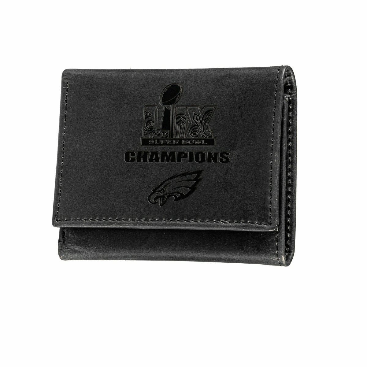 Philadelphia Eagles Super Bowl 59 Champions Wallet, Tri-fold, Black - NFL