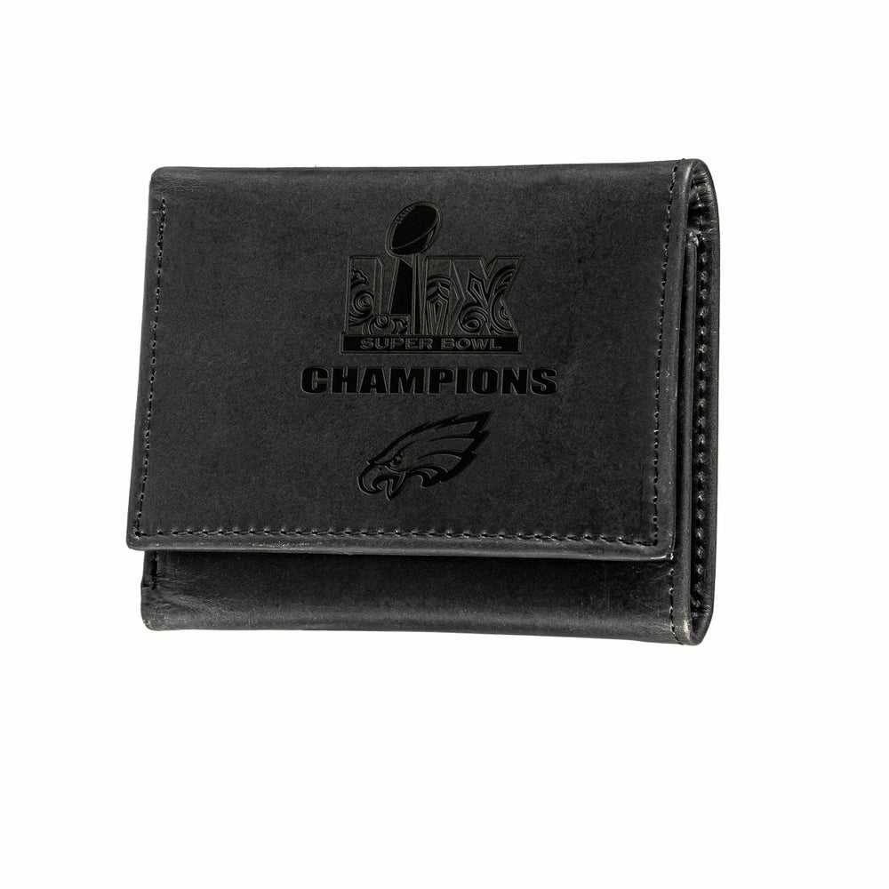 Philadelphia Eagles Super Bowl 59 Champions Wallet, Tri-fold, Black - NFL