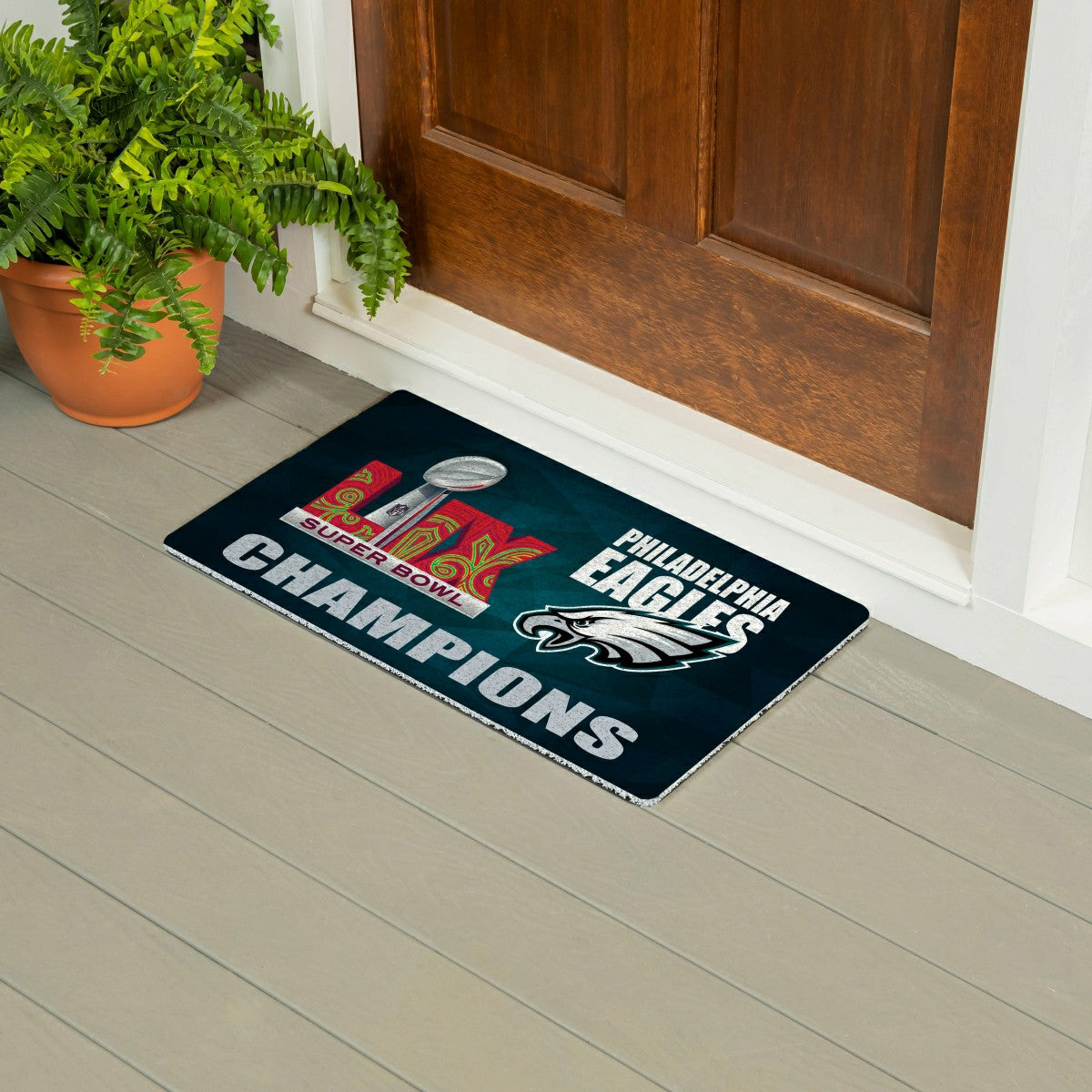 Philadelphia Eagles Super Bowl 59 Champions Turf Mat, Color - NFL