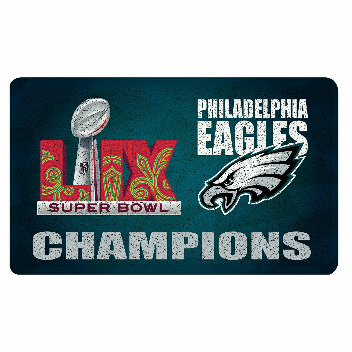Philadelphia Eagles Super Bowl 59 Champions Turf Mat, Color - NFL