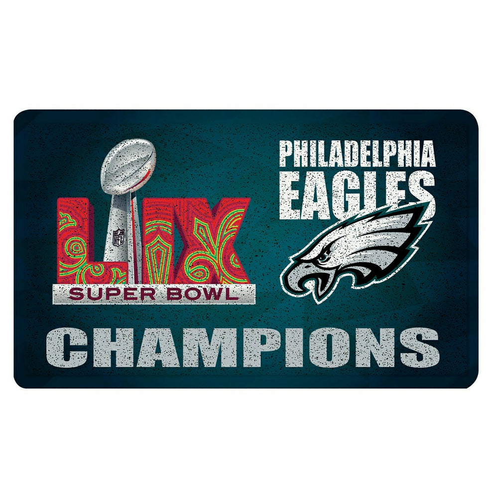 Philadelphia Eagles Super Bowl 59 Champions Turf Mat, Color - NFL