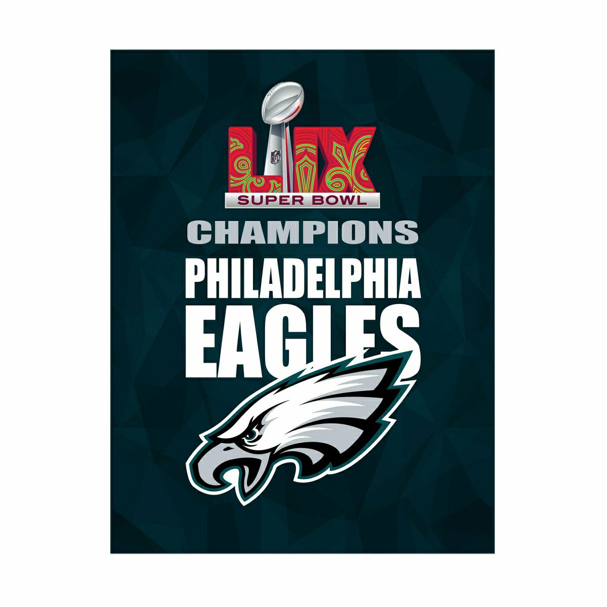 Philadelphia Eagles Super Bowl 59 Champions Flag, GDN - NFL